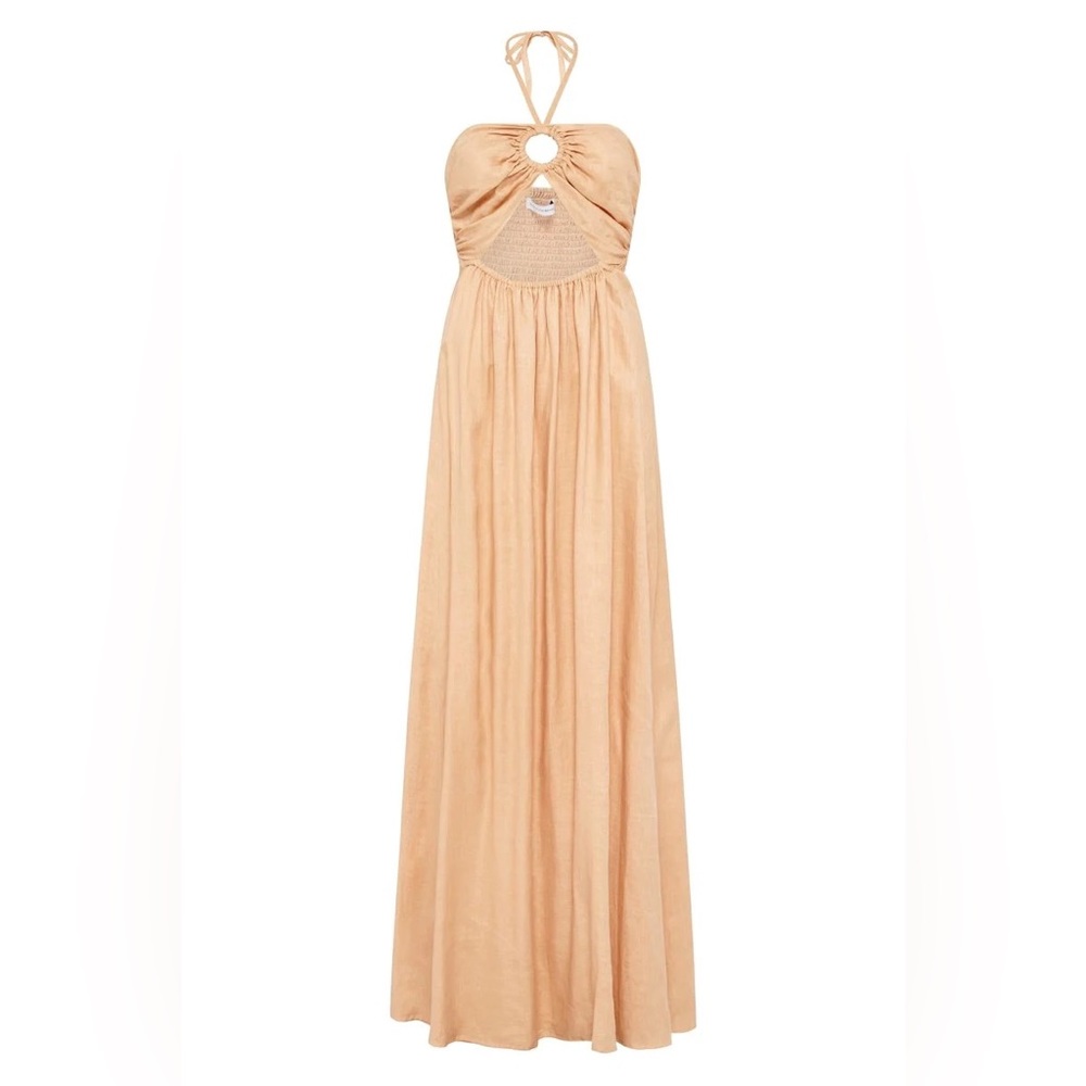 Faithful the Brand La Costa Maxi Dress, Warm Sand, Small